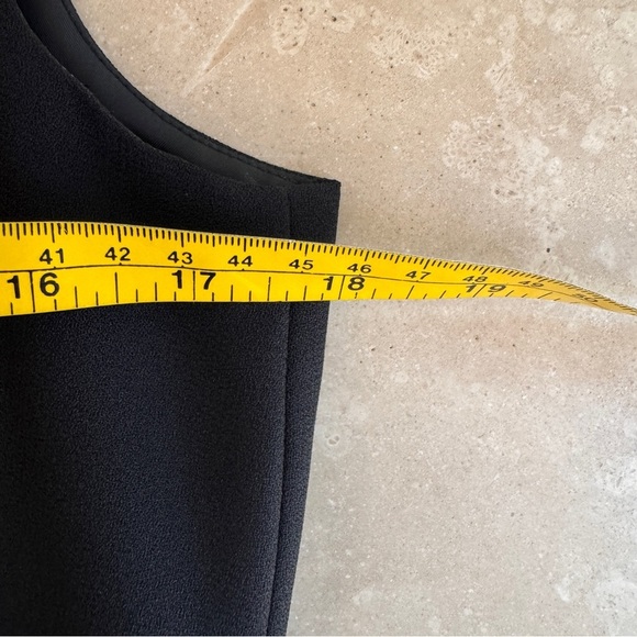 Moda International Sleeveless V Neck Classic Little Black Dress Womens Size 8 - Picture 8 of 12